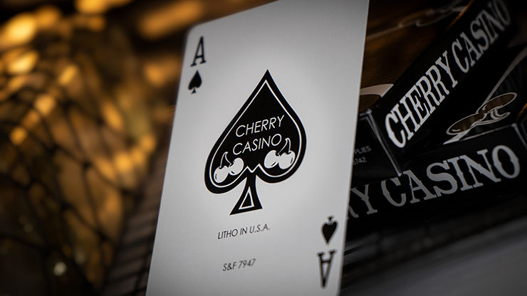 Limited Edition Cherry Casino (Monte Carlo Black &amp; Gold) - Edition of 2500 with number seals