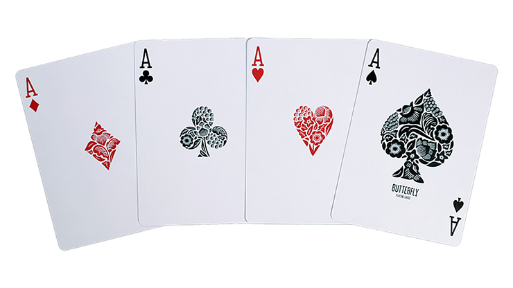 Butterfly Playing Cards Marked (Red) 3rd Edition