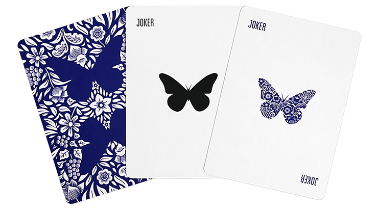 Butterfly Playing Cards Marked (Red) 3rd Edition