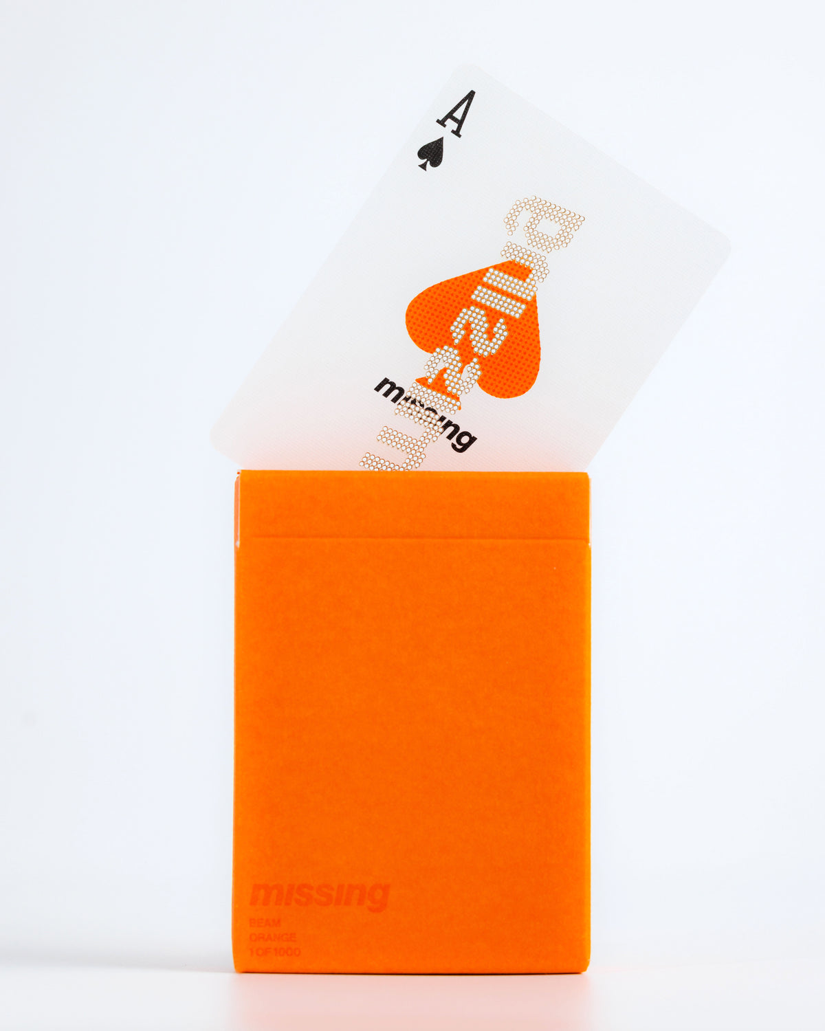 Beam Playing Cards (Orange) - Missing New York