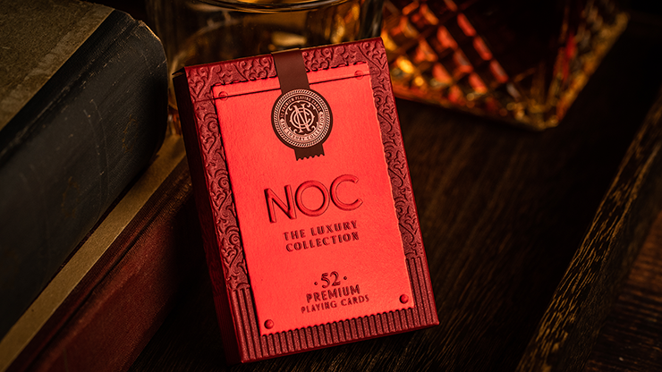 Luxury NOC Playing Cards - Red