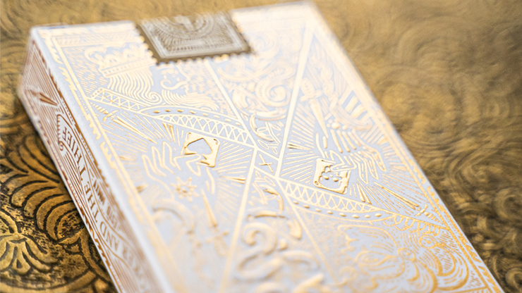 White Gold Edition V3 Playing Cards - Joker & The Thief
