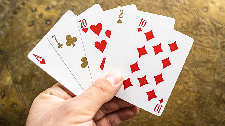 White Gold Edition V3 Playing Cards - Joker &amp; The Thief