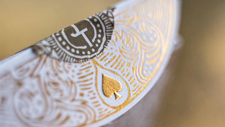 White Gold Edition V3 Playing Cards - Joker & The Thief