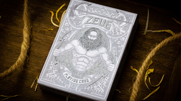 Zeus Playing Cards - Mighty Gold / Sterling Silver