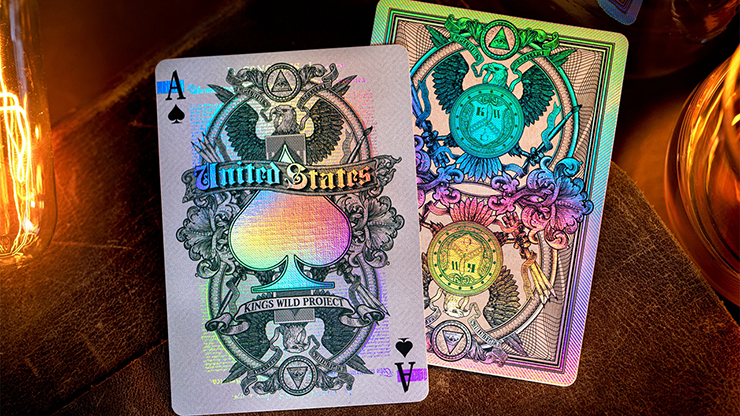 Legal Tender Holographic Playing Cards - Kings Wild Project