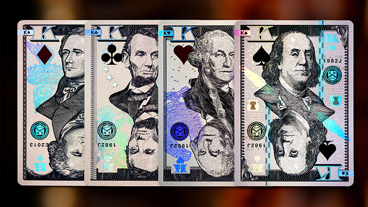 Legal Tender Holographic Playing Cards - Kings Wild Project