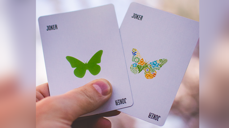 Butterfly Seasons Marked Playing Cards (Spring)