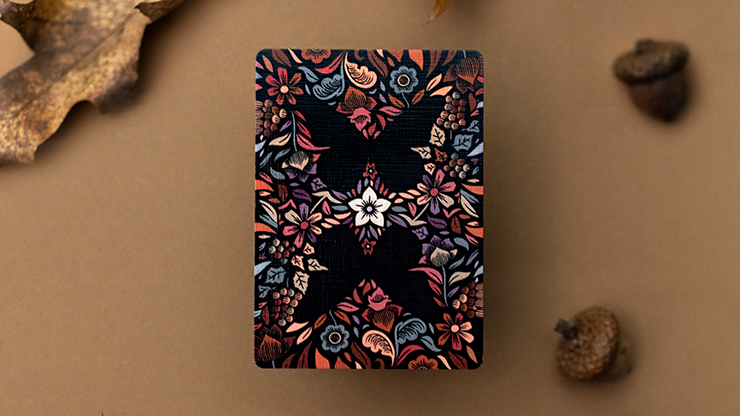 Butterfly Seasons Marked Playing Cards (Fall)