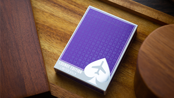 Limited FOIL Edition Lounge in Passenger Purple - Jetsetter Playing Cards