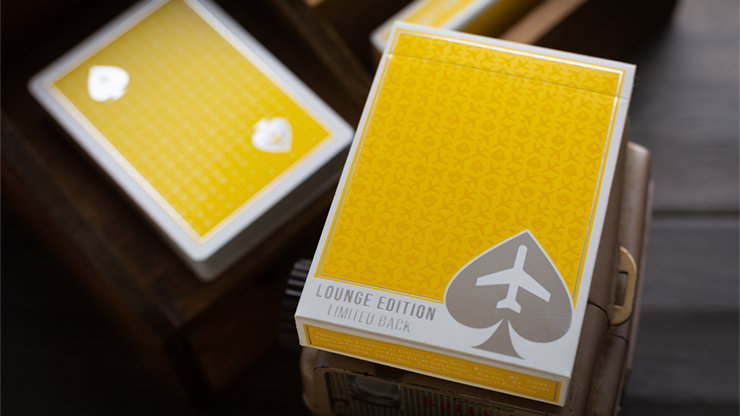 Limited FOIL Edition Lounge in Taxiway Yellow - Jetsetter Playing Cards