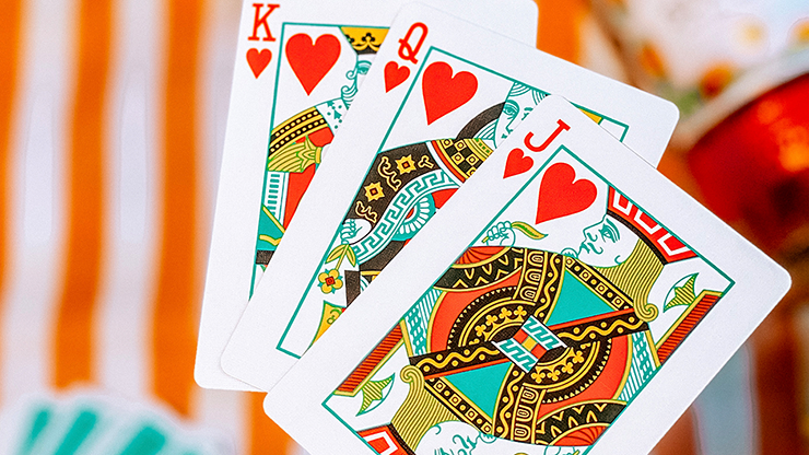 Summer NOC Pro Sunrise (Sunset Orange) Playing Cards