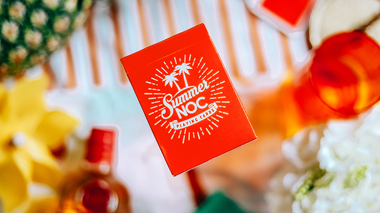 Summer NOC Pro Sunrise (Sunset Orange) Playing Cards