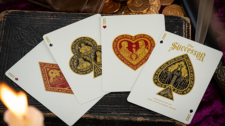 The Successor Regal Red Playing Cards - The Gentleman Wake