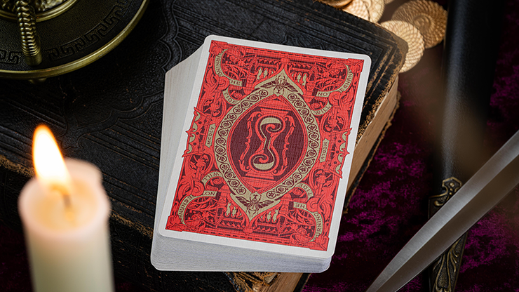 The Successor Regal Red Playing Cards - The Gentleman Wake
