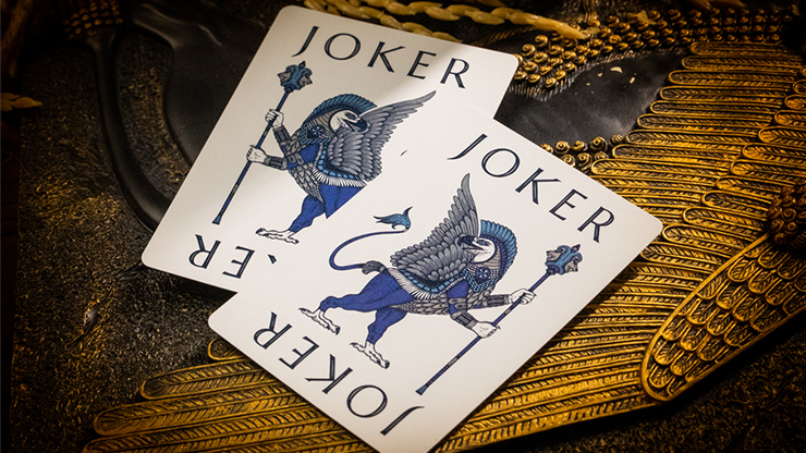 Babylon (Cerulean Blue) Playing Cards