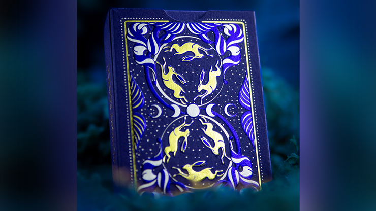 Under The Moon (Midnight Blue) Playing Cards - Jocu