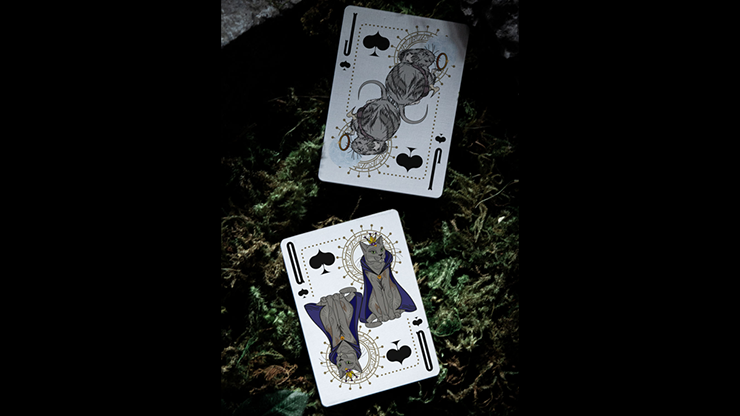Under The Moon (Moorland Green) Playing Cards - Jocu