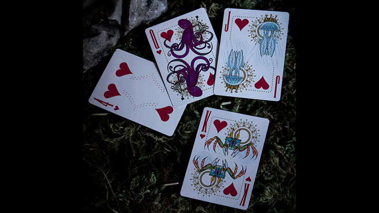 Under The Moon (Moonrise Pink) Playing Cards - Jocu