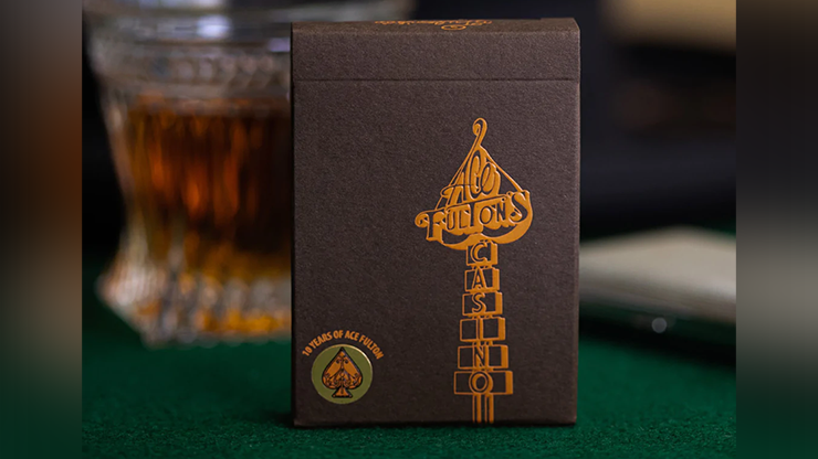 Ace Fulton Tobacco Brown Playing Cards - 10 Year Anniversary