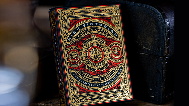 High Victorian (Red) Playing Cards by Theory 11