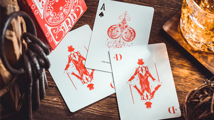 Smoke &amp; Mirrors V8 Red (Deluxe Edition) Playing Cards - Dan &amp; Dave