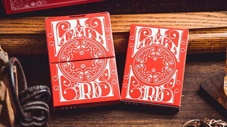 Smoke & Mirrors V8 Red (Deluxe Edition) Playing Cards - Dan & Dave