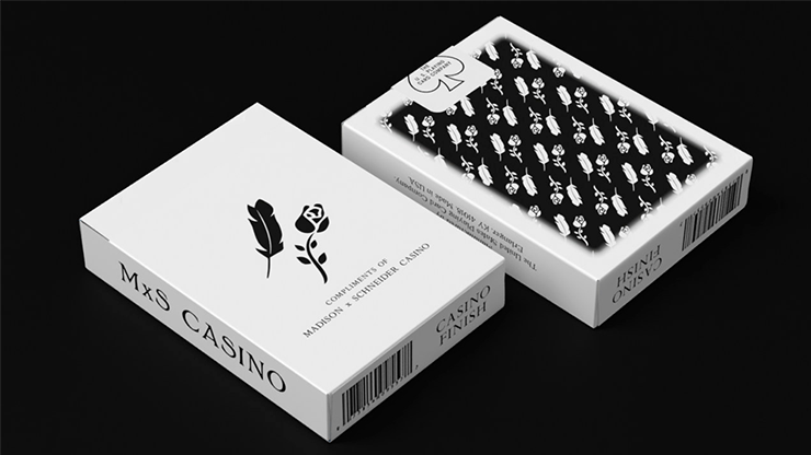 MxS Casino Stingers Playing Cards by Madison x Schneider (Black)