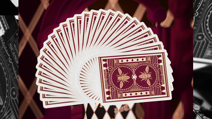 Montauk Hotel (Burgundy) Playing Cards - Gemini