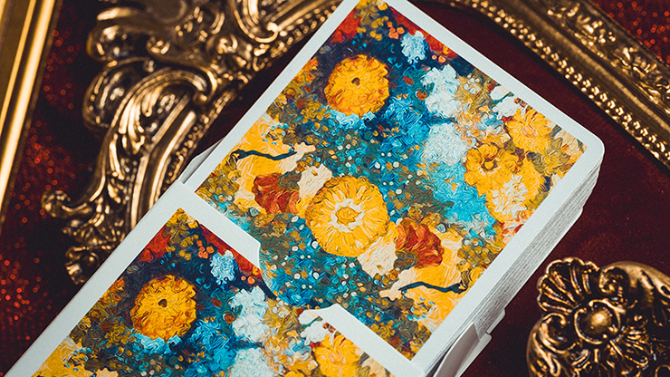 Van Gogh Zinnias (Numbered Seal) Playing Cards