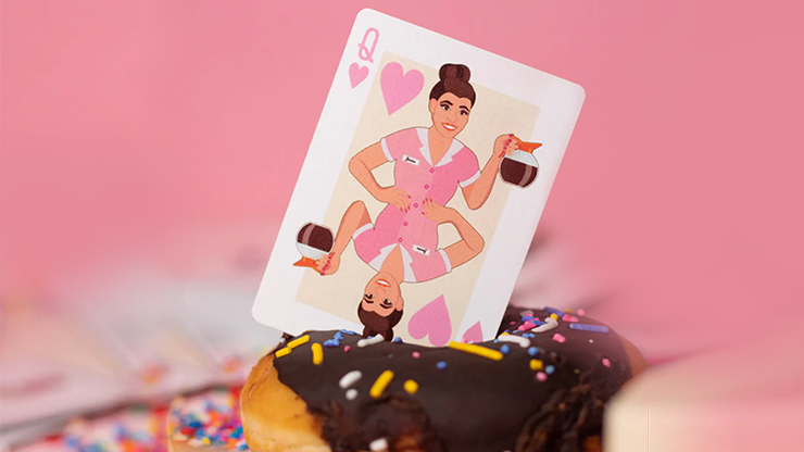 Papa Leon's Wicked Donuts (Vanilla) Playing Cards - Wounded Corner & Cam Toner