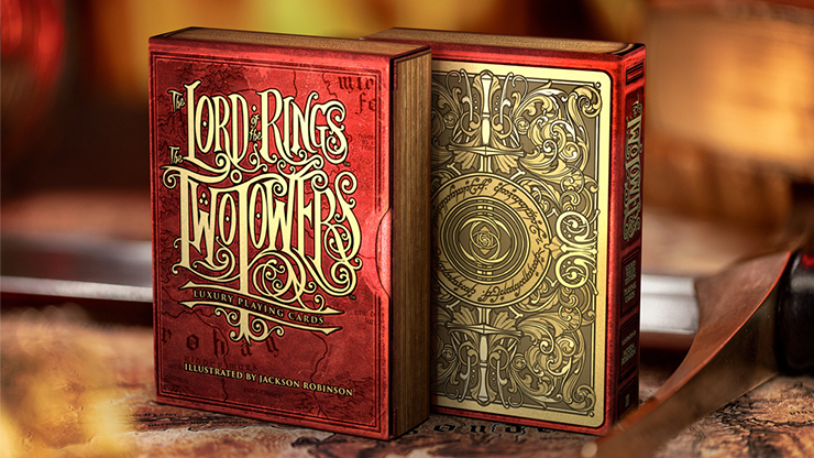 The Lord of The Rings - Two Towers Playing Cards (Foiled Edition) by Kings Wild Project