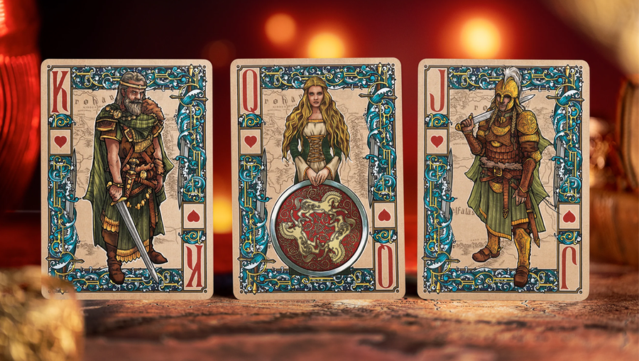 The Lord of The Rings - Two Towers Playing Cards (Foiled Edition) by Kings Wild Project