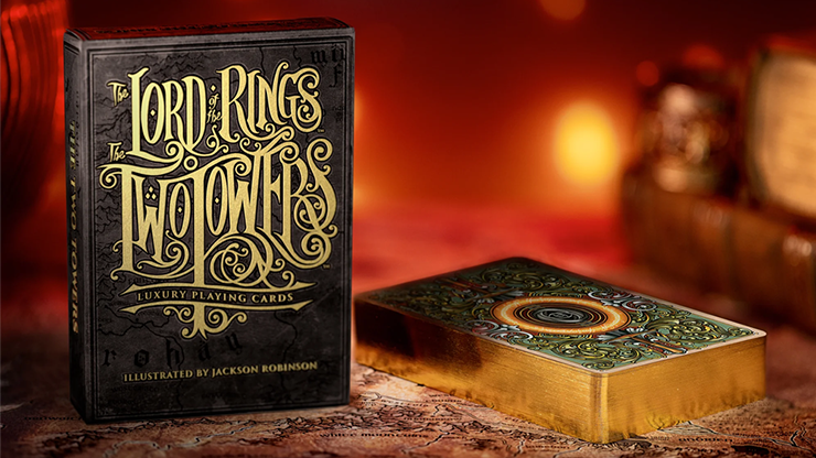 The Lord of The Rings - Two Towers Playing Cards (Gilded Edition) by Kings Wild Project