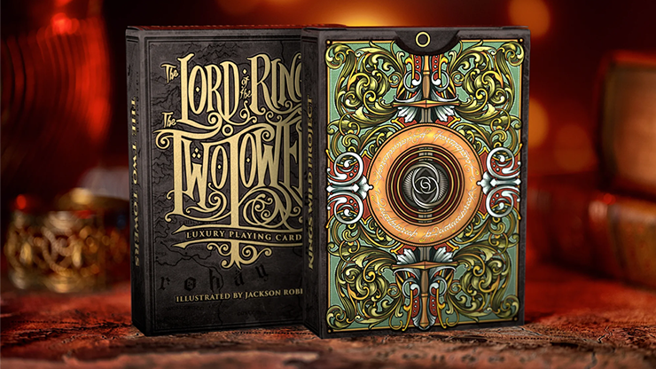The Lord of The Rings - Two Towers Playing Cards (Gilded Edition) by Kings Wild Project