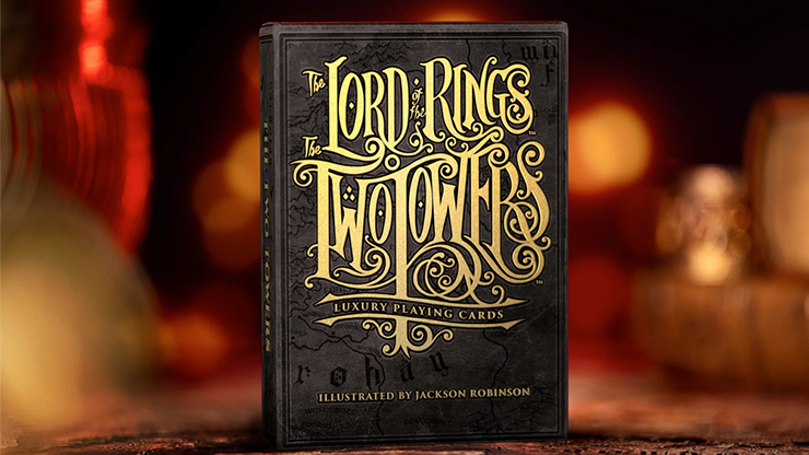 The Lord of The Rings - Two Towers Playing Cards (Gilded Edition) by Kings Wild Project