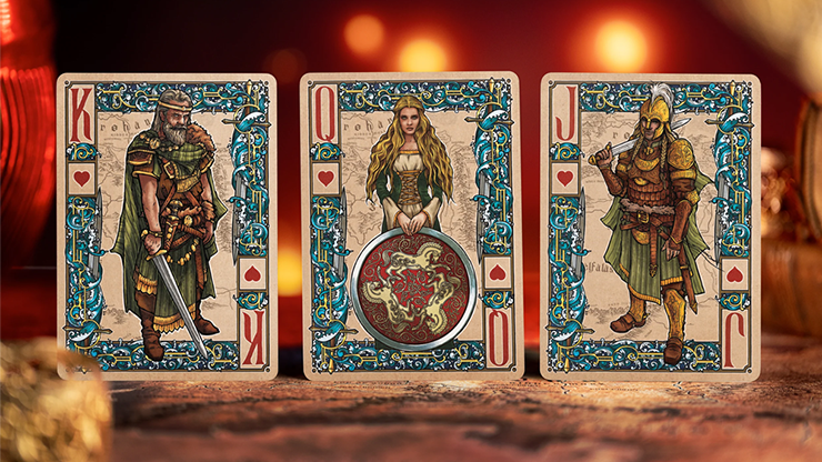 The Lord of The Rings - Two Towers Playing Cards (Gilded & Foiled Edition) by Kings Wild Project