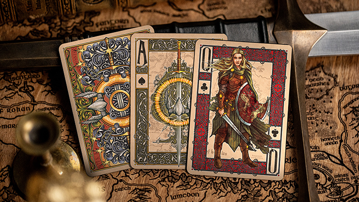 The Lord of the Rings - Return of the King Playing Cards (Black Gilded Edition) - Kings Wild Project