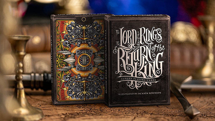 The Lord of the Rings - Return of the King Playing Cards (Black Gilded Edition) - Kings Wild Project