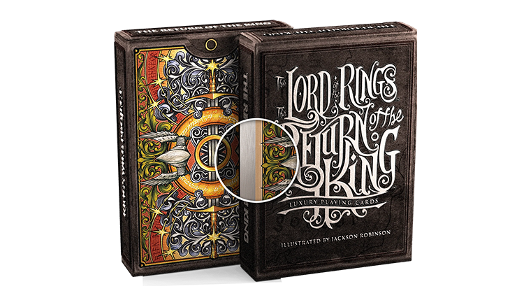 The Lord of the Rings - Return of the King Playing Cards (Black Gilded Edition) - Kings Wild Project