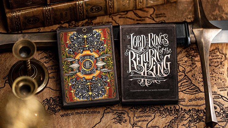 The Lord of the Rings - Return of the King Playing Cards (Black Gilded Edition) - Kings Wild Project