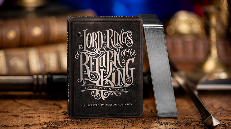 The Lord of the Rings - Return of the King Playing Cards (Black Gilded Edition) - Kings Wild Project