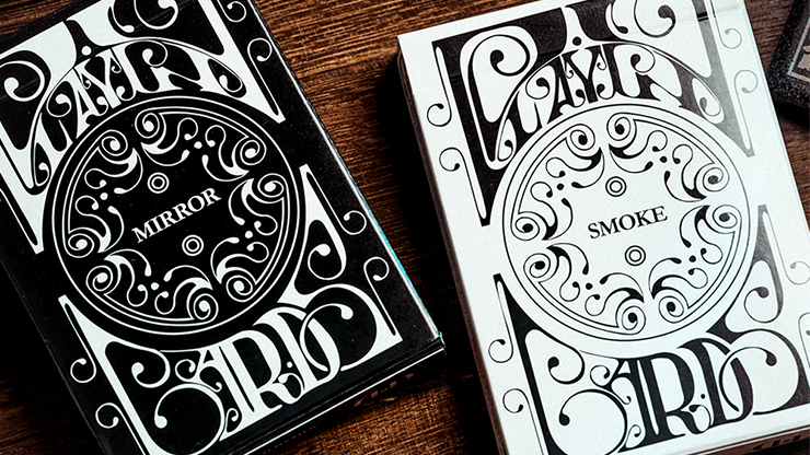 Smoke & Mirrors Playing Cards (Black / White) - Dan & Dave