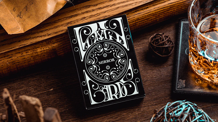 Smoke &amp; Mirrors Playing Cards (Black / White) - Dan &amp; Dave