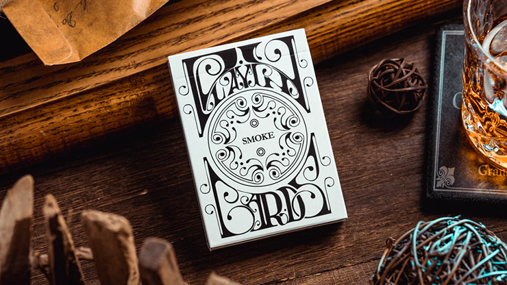 Smoke & Mirrors Playing Cards (Black / White) - Dan & Dave