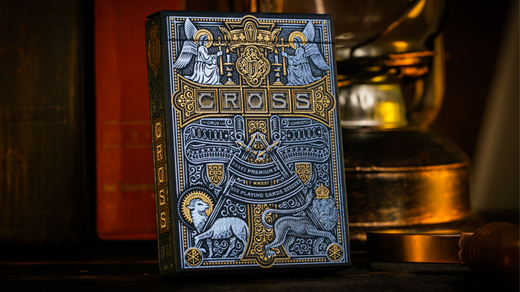 The Cross Playing Cards - Admiral Angels (Blue)