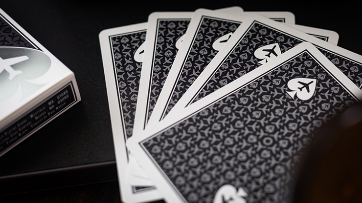 Lounge Edition Unmarked (Tarmac Black) - Jetsetter Playing Cards