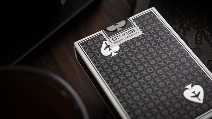 Jetsetter Lounge Edition (Foiled) Playing Cards (Tarmac Black with Limited Back)