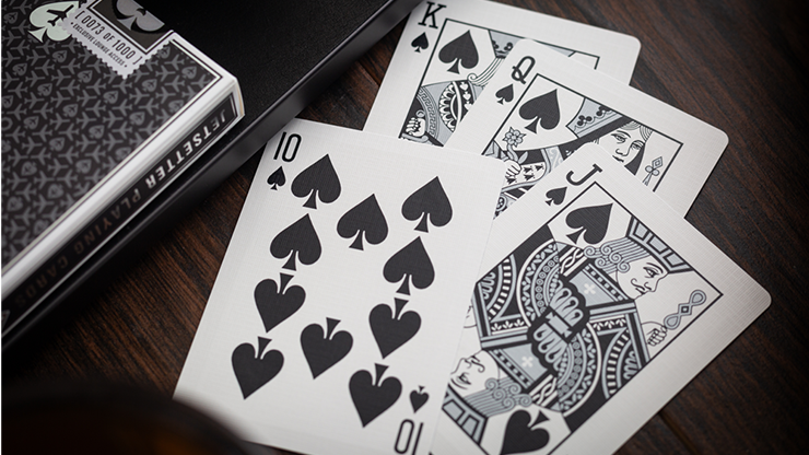 Jetsetter Lounge Edition (Foiled) Playing Cards (Tarmac Black with Limited Back)