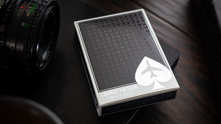 Jetsetter Lounge Edition (Foiled) Playing Cards (Tarmac Black with Limited Back)